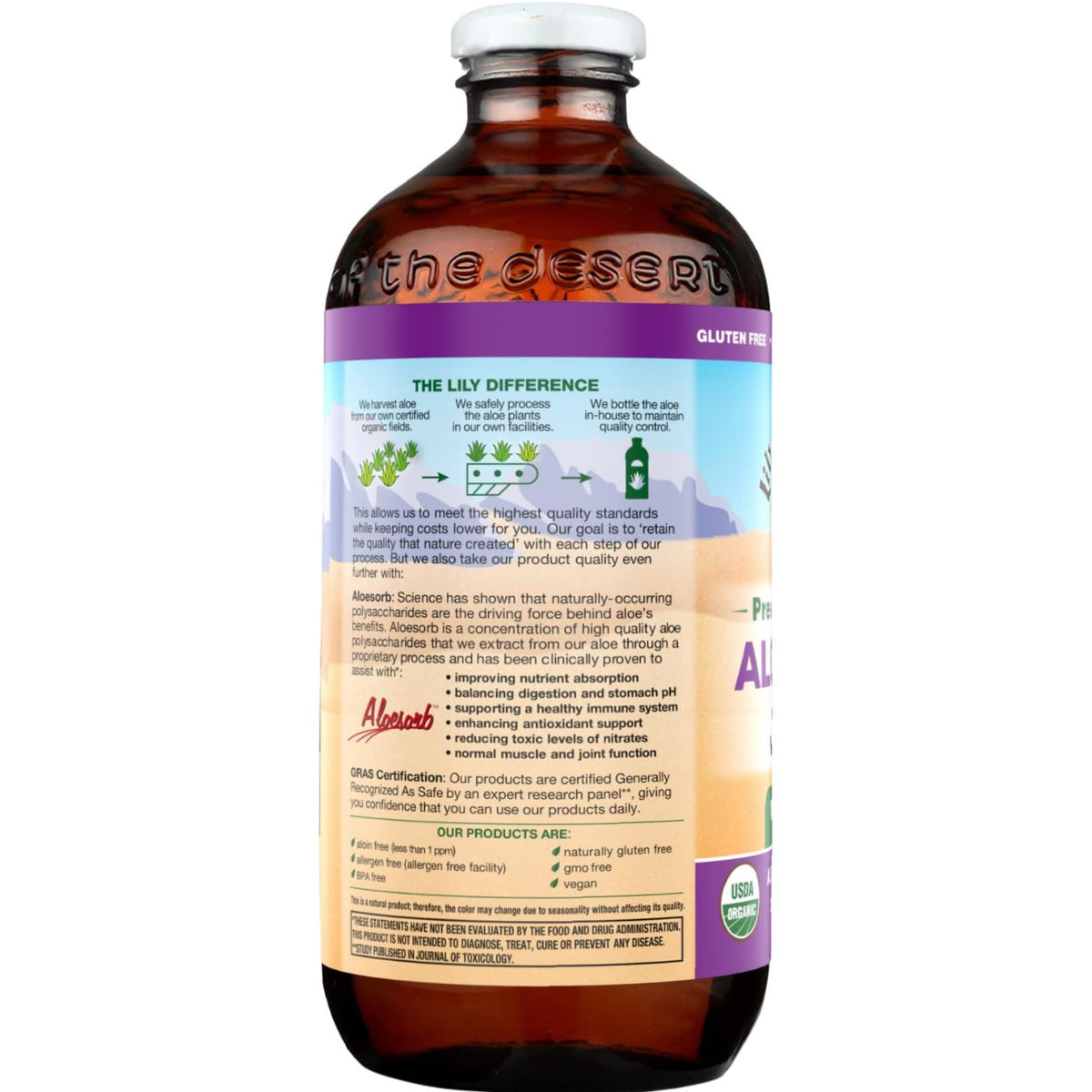 Lily of the Desert Aloe Vera Juice Whole Leaf 473mL