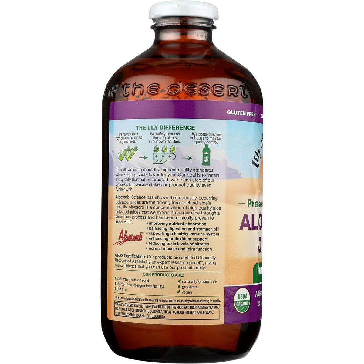 Lily of the Desert Aloe Vera Juice Whole Leaf 946mL