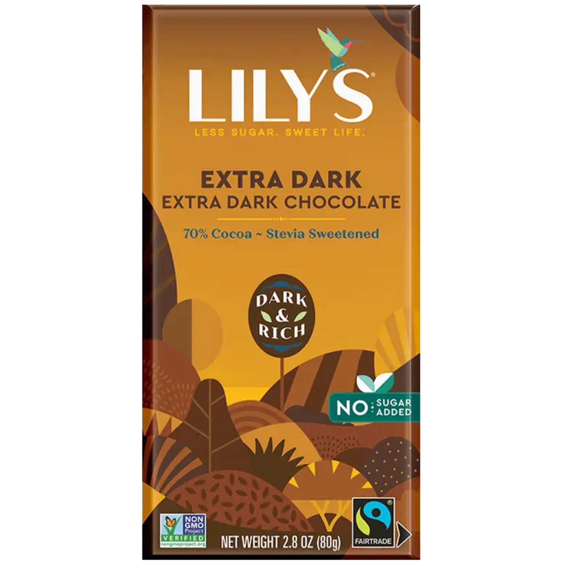 Lilys Extra Dark Chocolate 80g