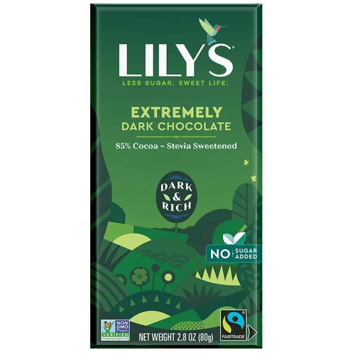 Lilys Extremely Dark Chocolate 80g