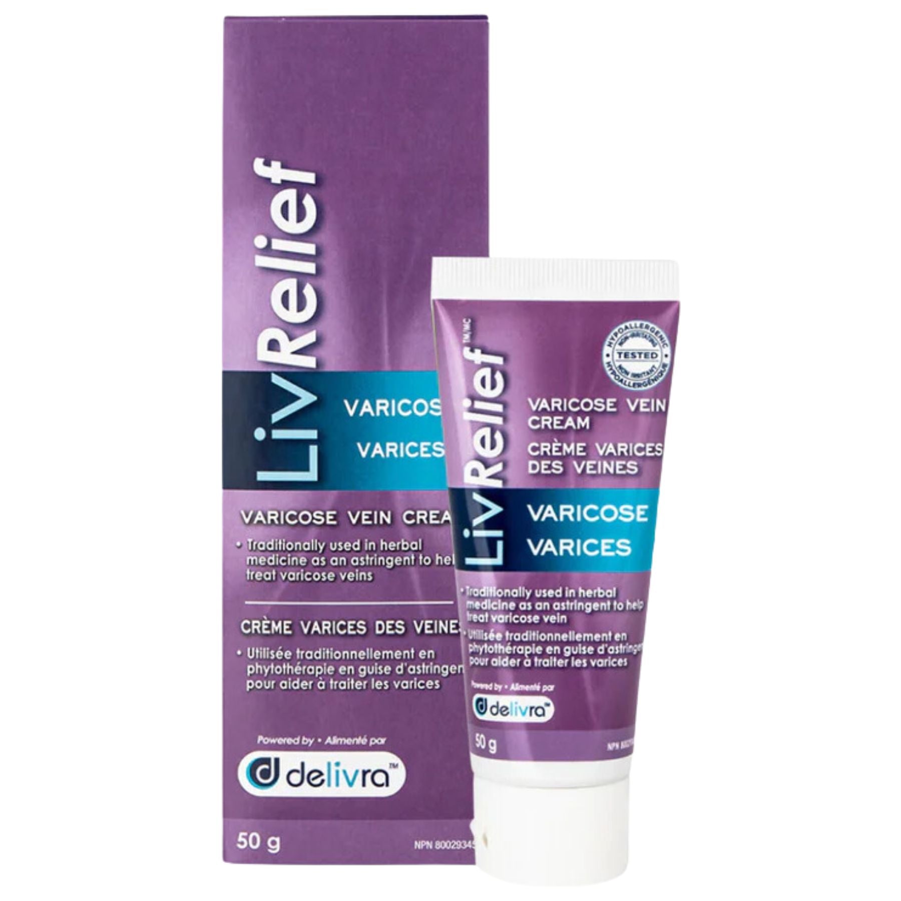 LivRelief Varicose Vein Cream 50g