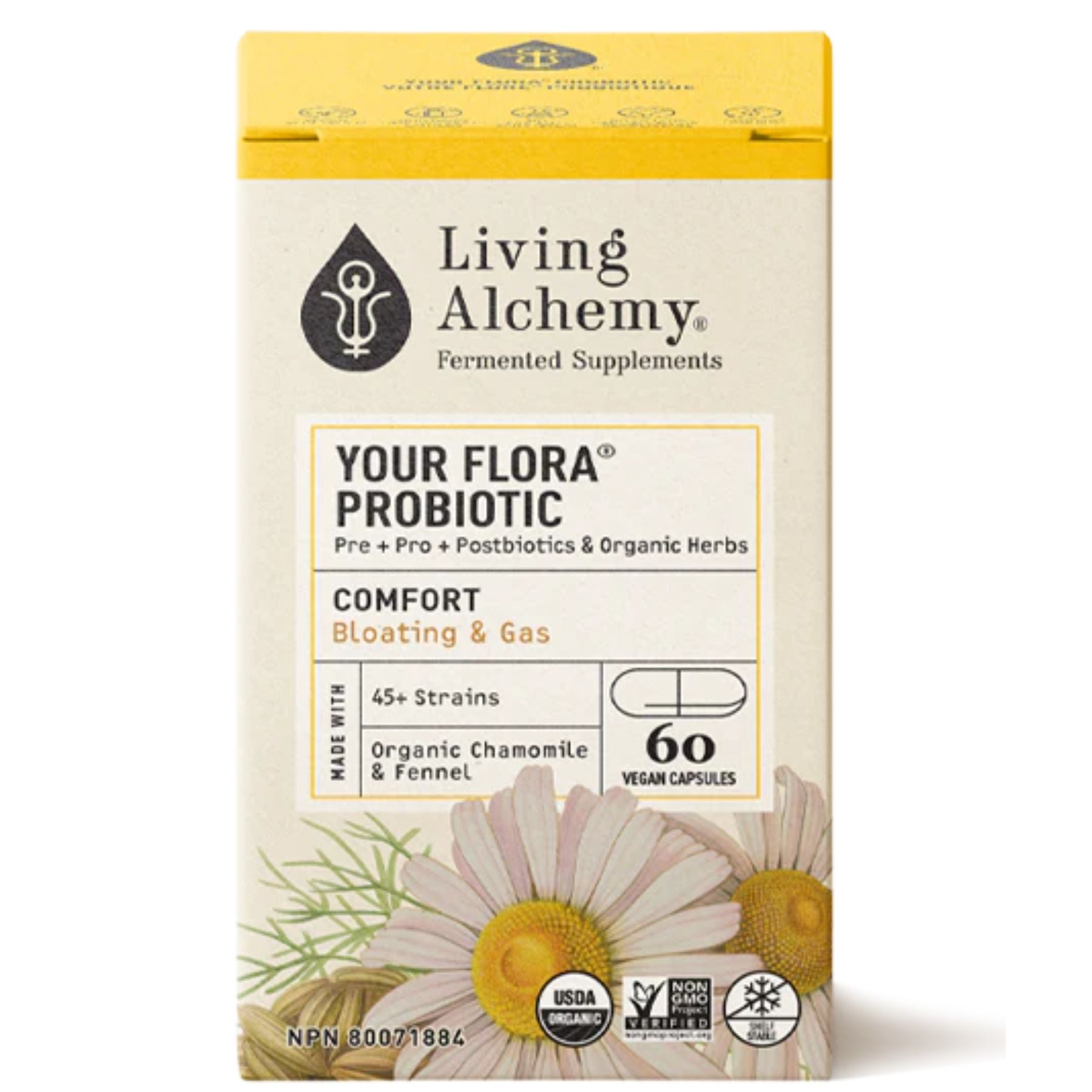 Living Alchemy Your Flora Probiotic Comfort 60s