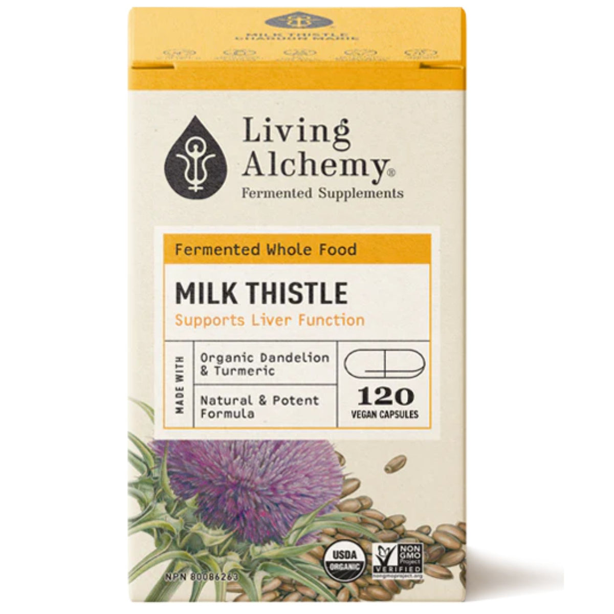 Living Alchemy Milk Thistle Alive 60s