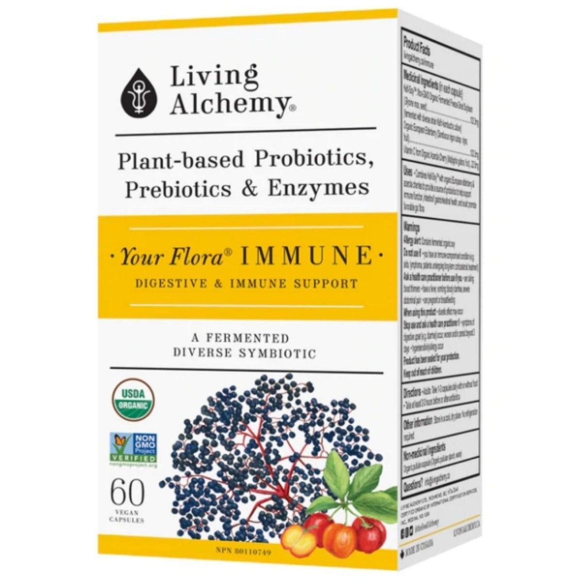 Living Alchemy Your Flora Probiotic Immune 60s