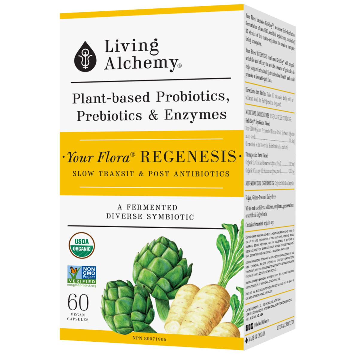 Living Alchemy Your Flora Probiotic Regenesis 60s