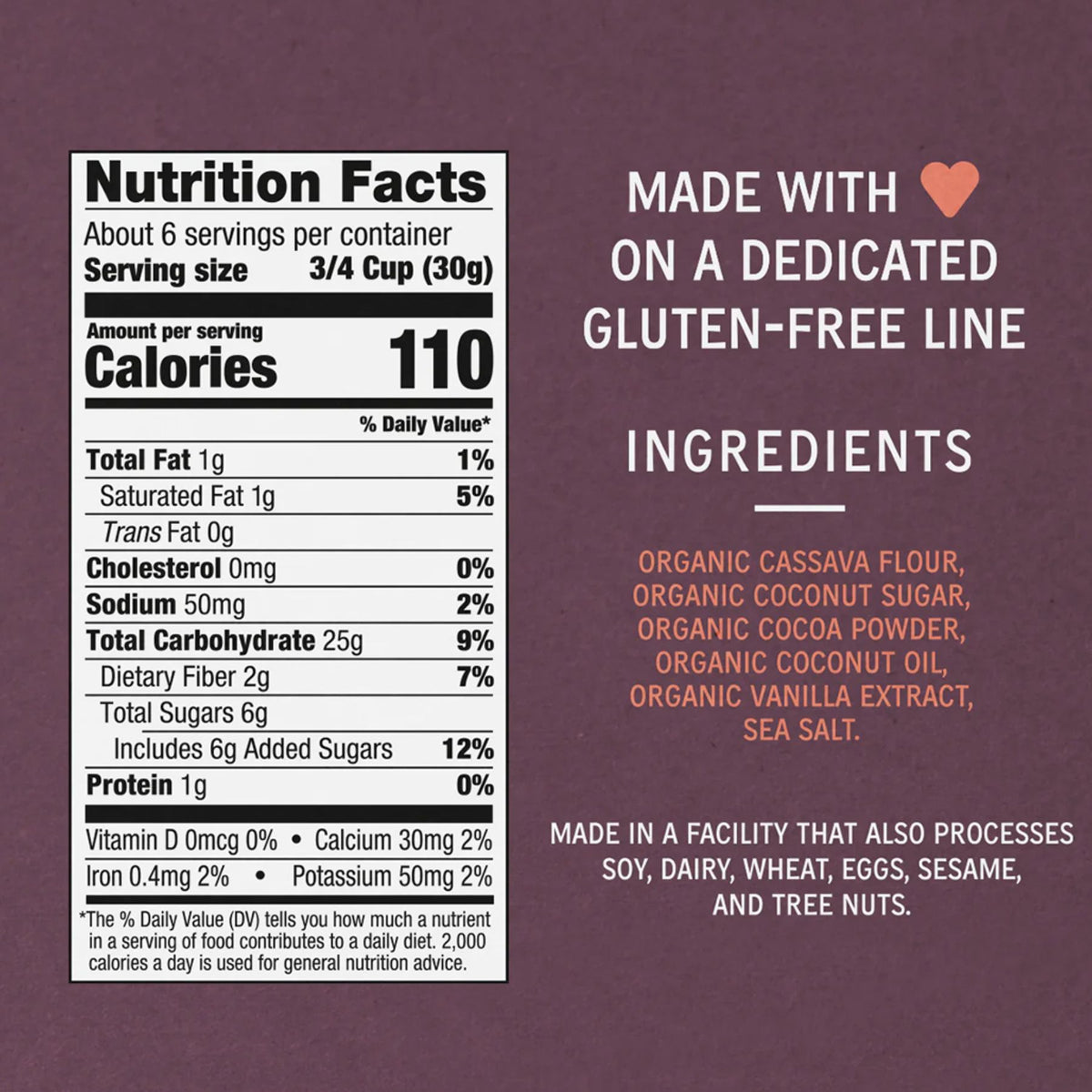 Lovebird Organic Grain-Free Cocoa O's Cereal 198g