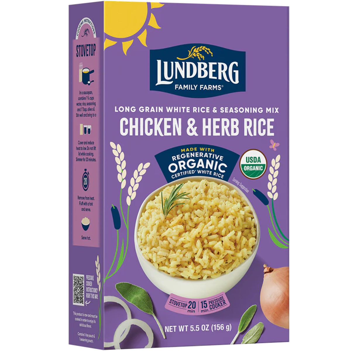 Lundberg Organic Chicken & Herb Rice 156g