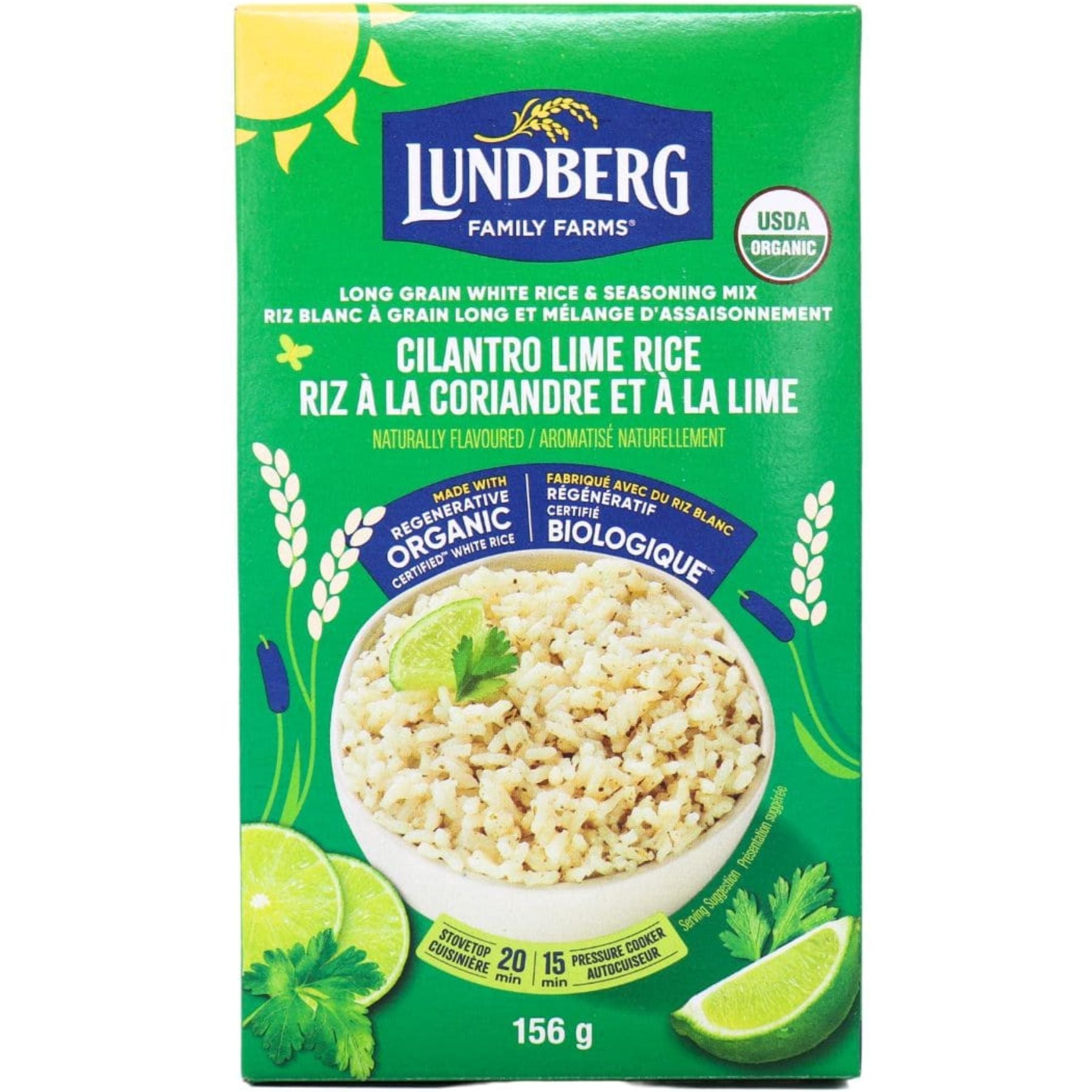 Lundberg Organic Cilantro Lime Rice 156g