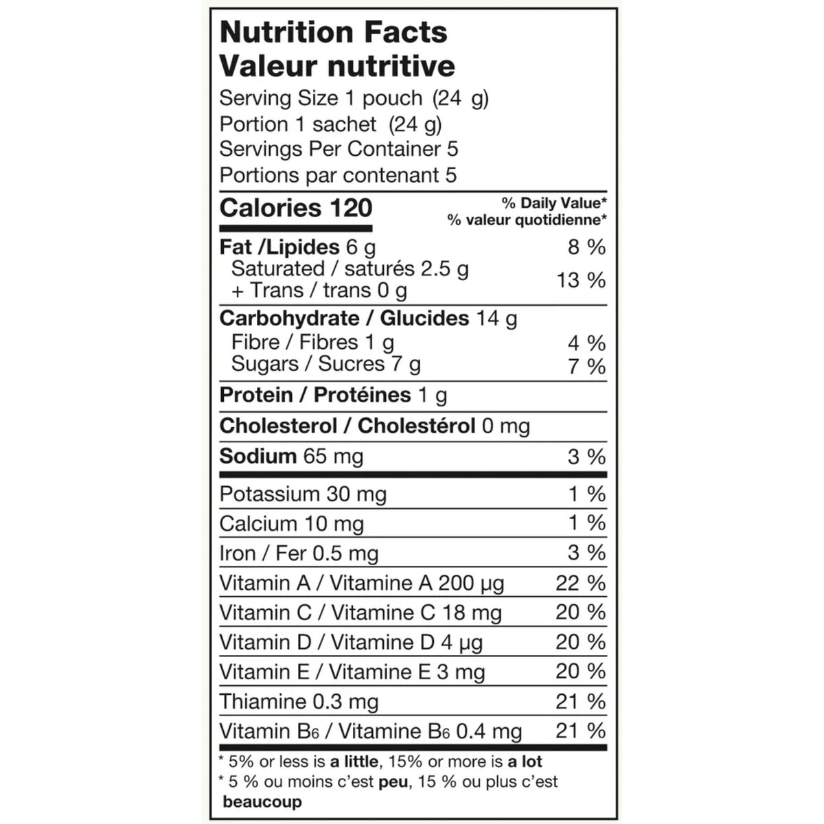 MadeGood Chocolate Chip Soft Baked Mini Cookies 5x24g