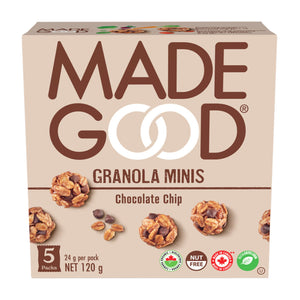 MadeGood Chocolate Chip Granola Minis 5x24g - 5 packs 