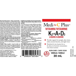 Medi-C Plus Vitamin K2+A+D3 Liquid 30ml