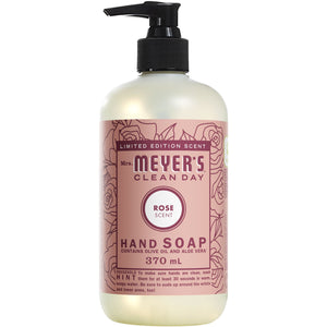 Mrs Meyer's Liquid Hand Soap Rose 370mL