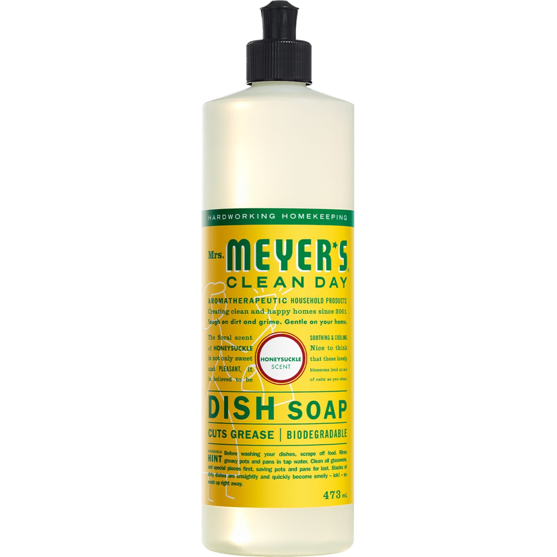 Mrs Meyer's Dish Soap Honeysuckle 473ml