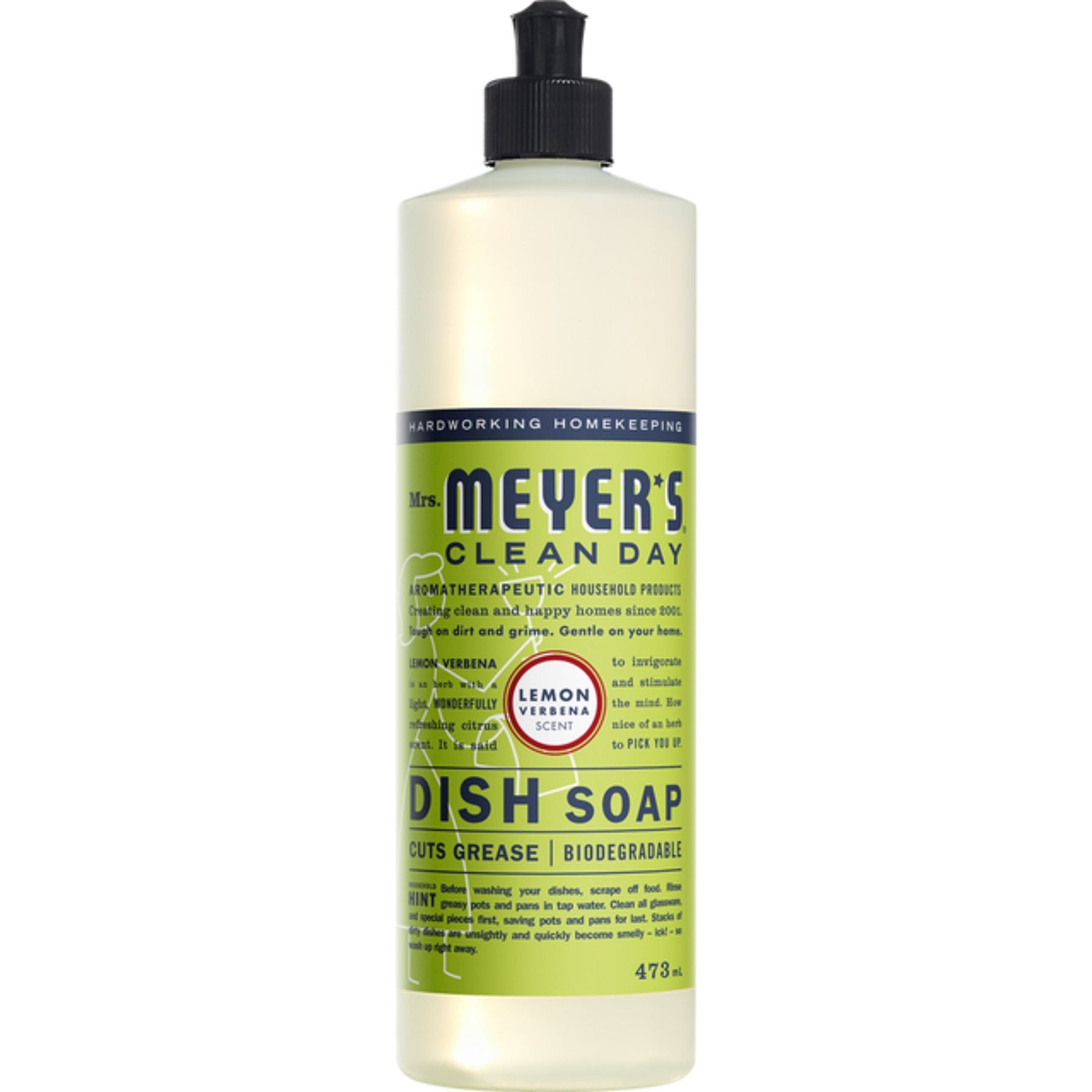 Mrs Meyer's Dish Soap Lemon Verbena 473ml