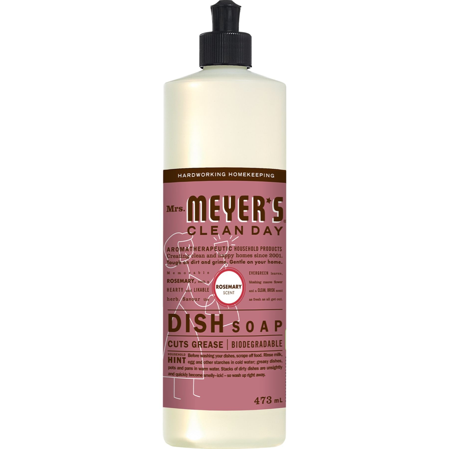 Mrs Meyer's Dish Soap Rosemary 473ml