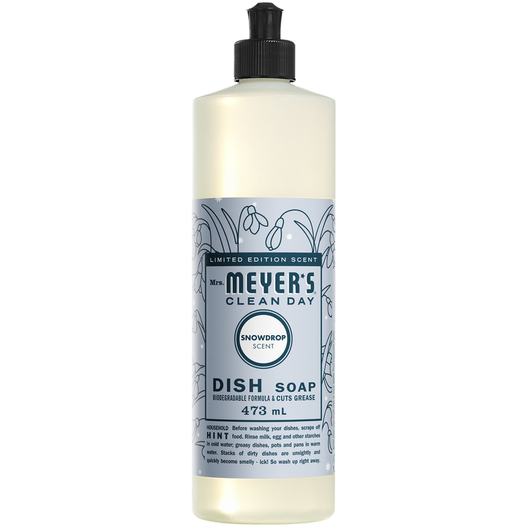 Mrs Meyer's Dish Soap Snow Drop 473ml