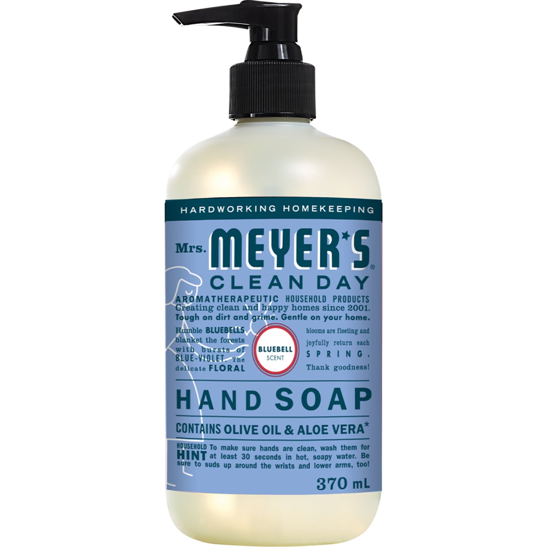 Mrs Meyer's Liquid Hand Soap Bluebell Scent 370ml