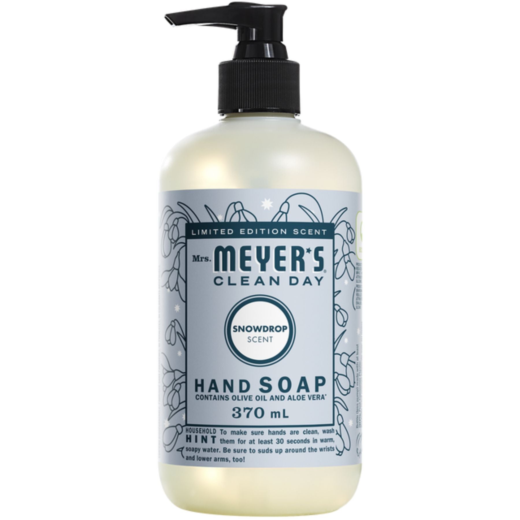 Mrs Meyer's Liquid Hand Soap Snow Drop Scent 370ml