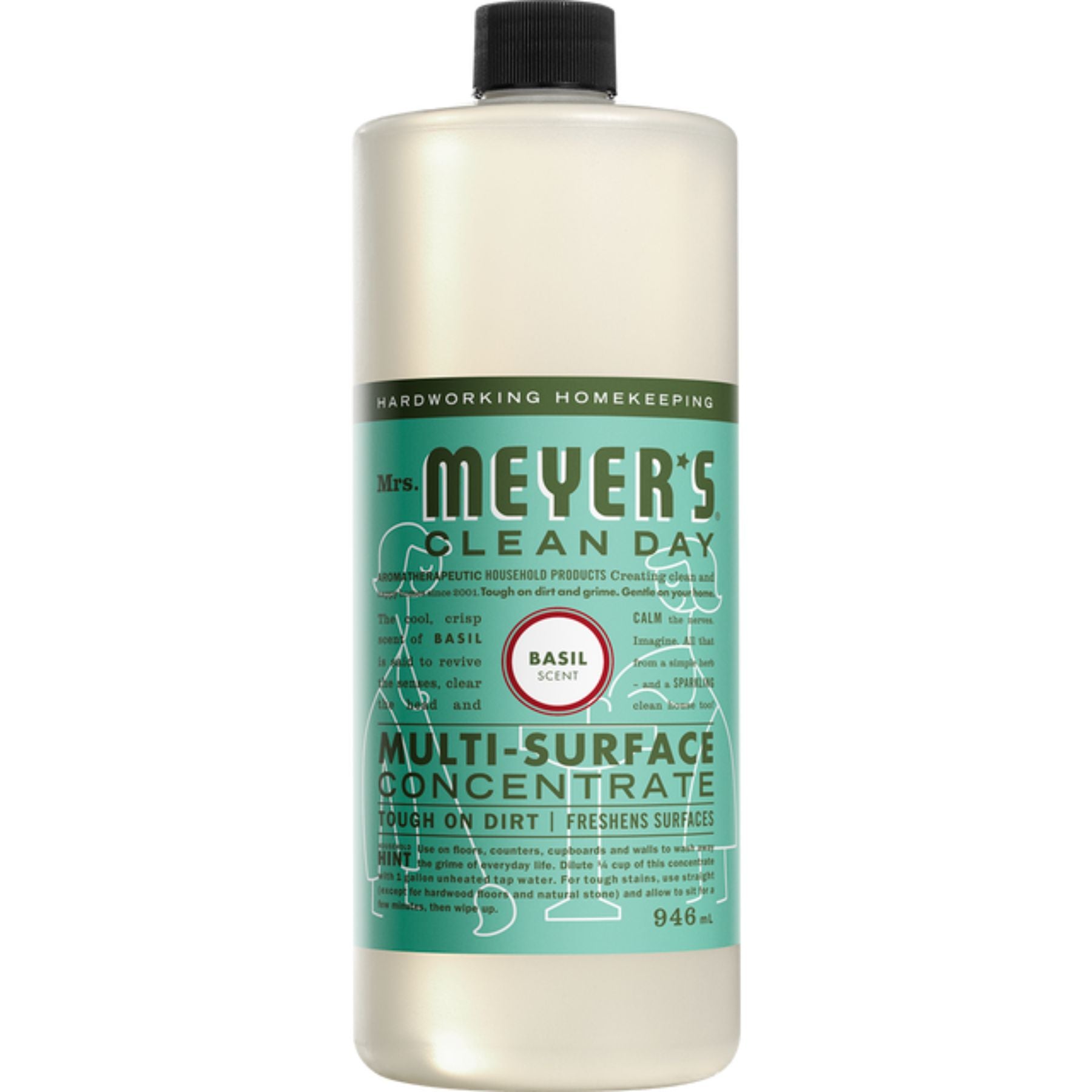 Mrs Meyer's Multi-Surface Concentrate Basil 946ml