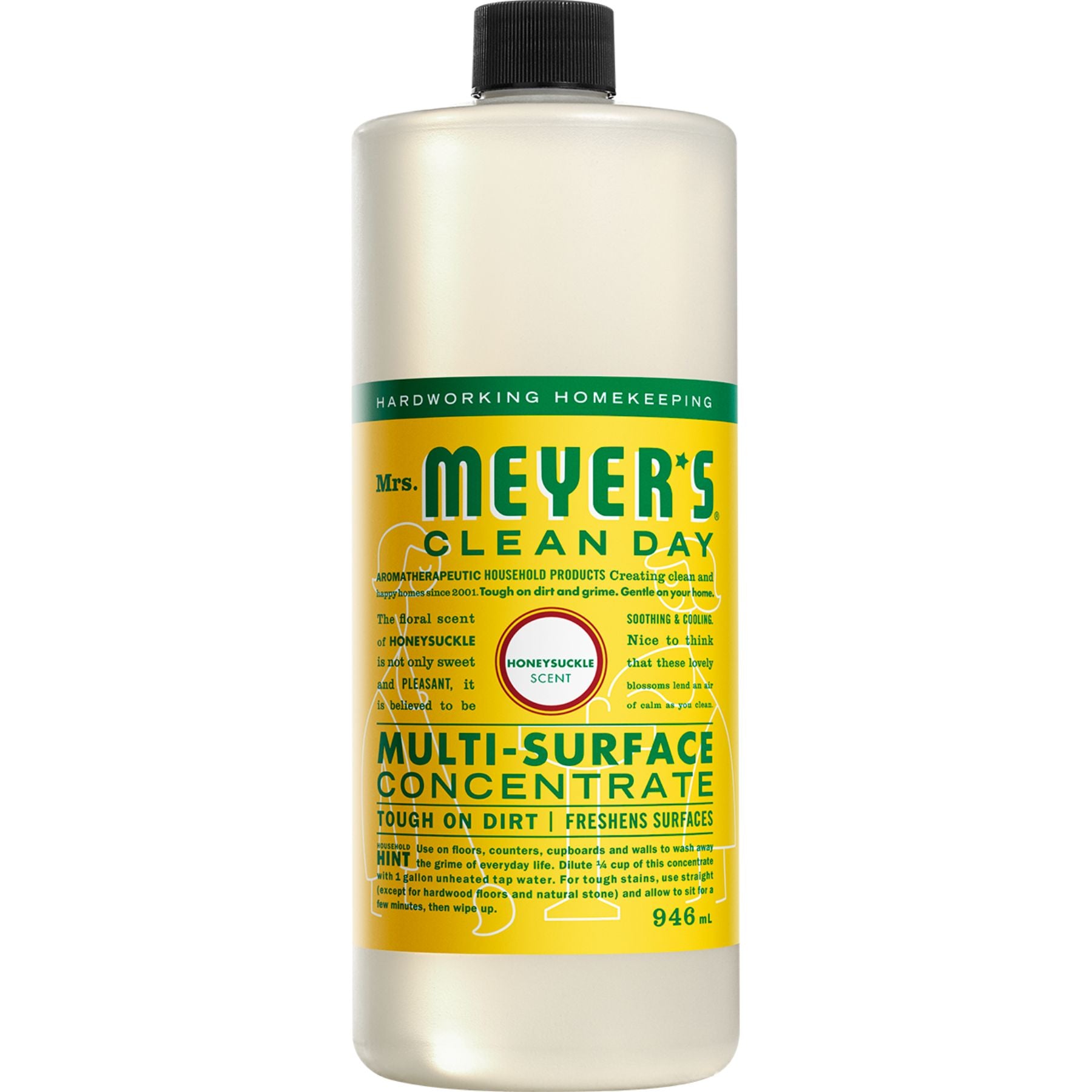 Mrs Meyer's Multi-Surface Concentrate Honeysuckle 946ml