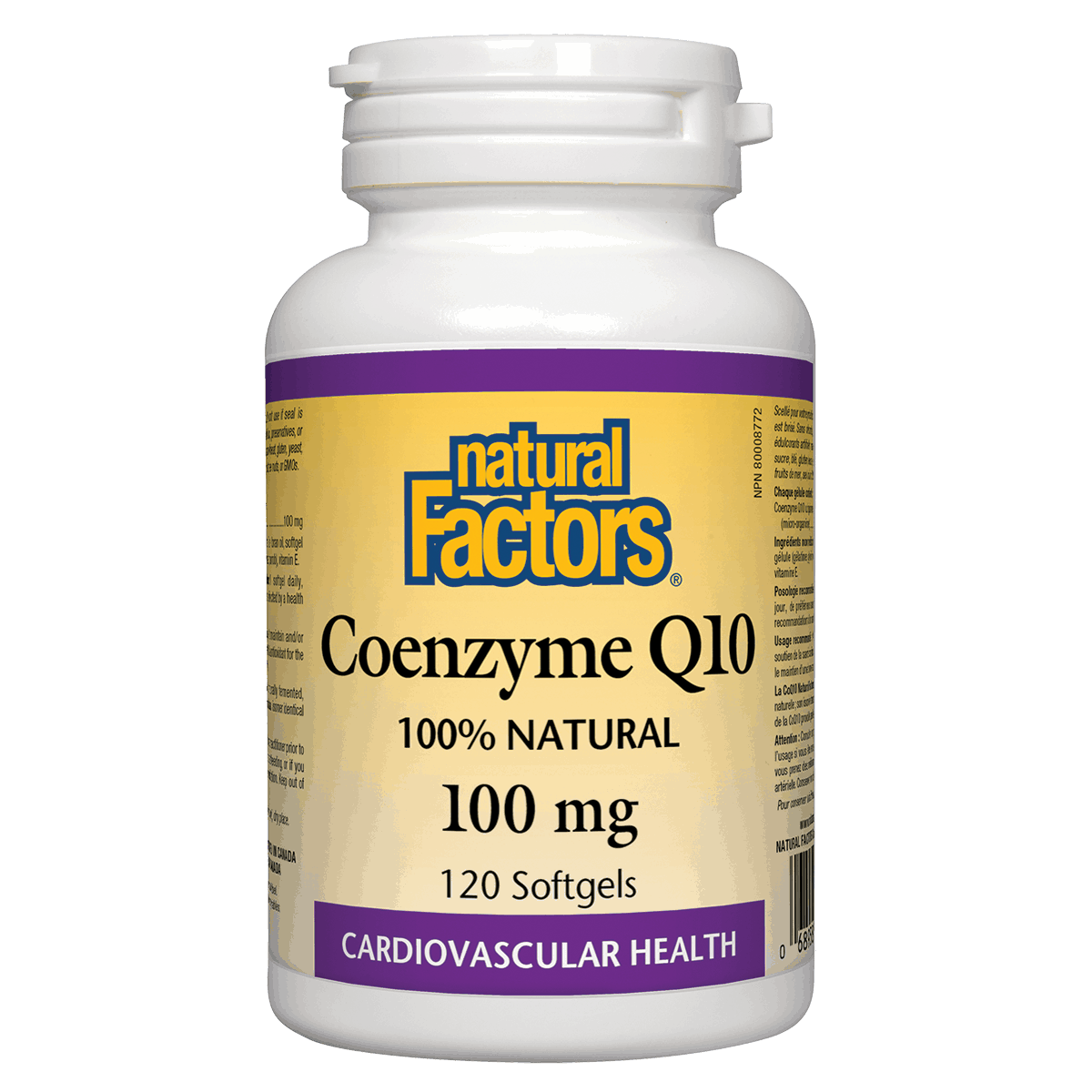 Natural Factors Coenzyme Q10 100 mg 120s