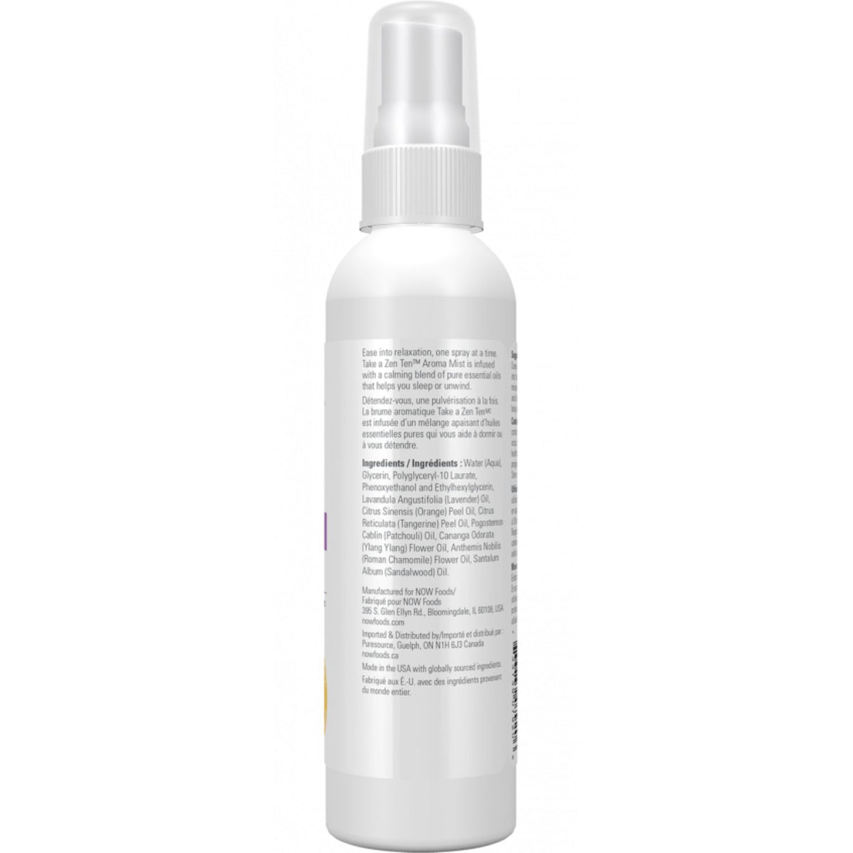 NOW Aroma Mist Take a Zen Ten 118mL