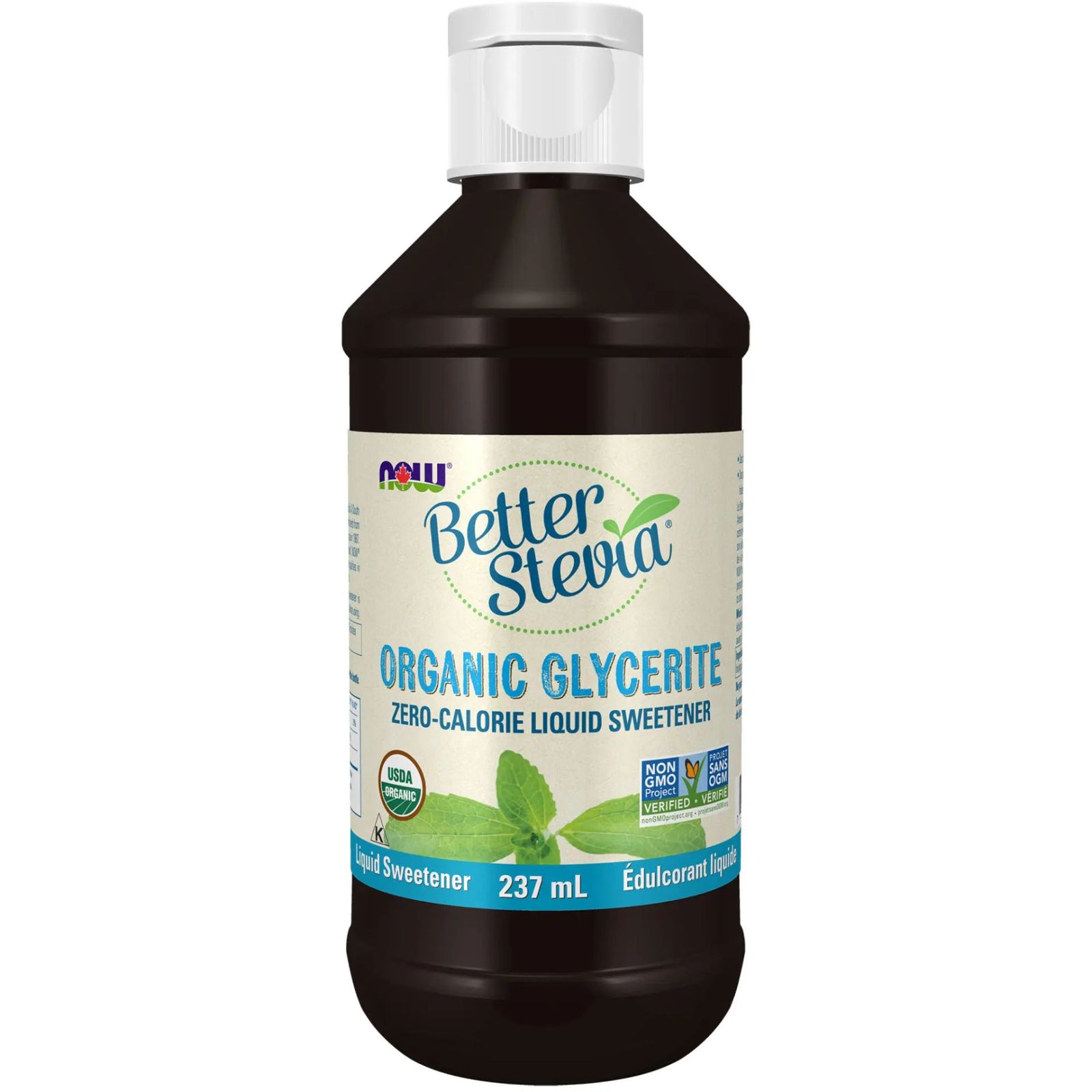 NOW BetterStevia Glycerite Alcohol-Free Liquid Sweetener 237mL