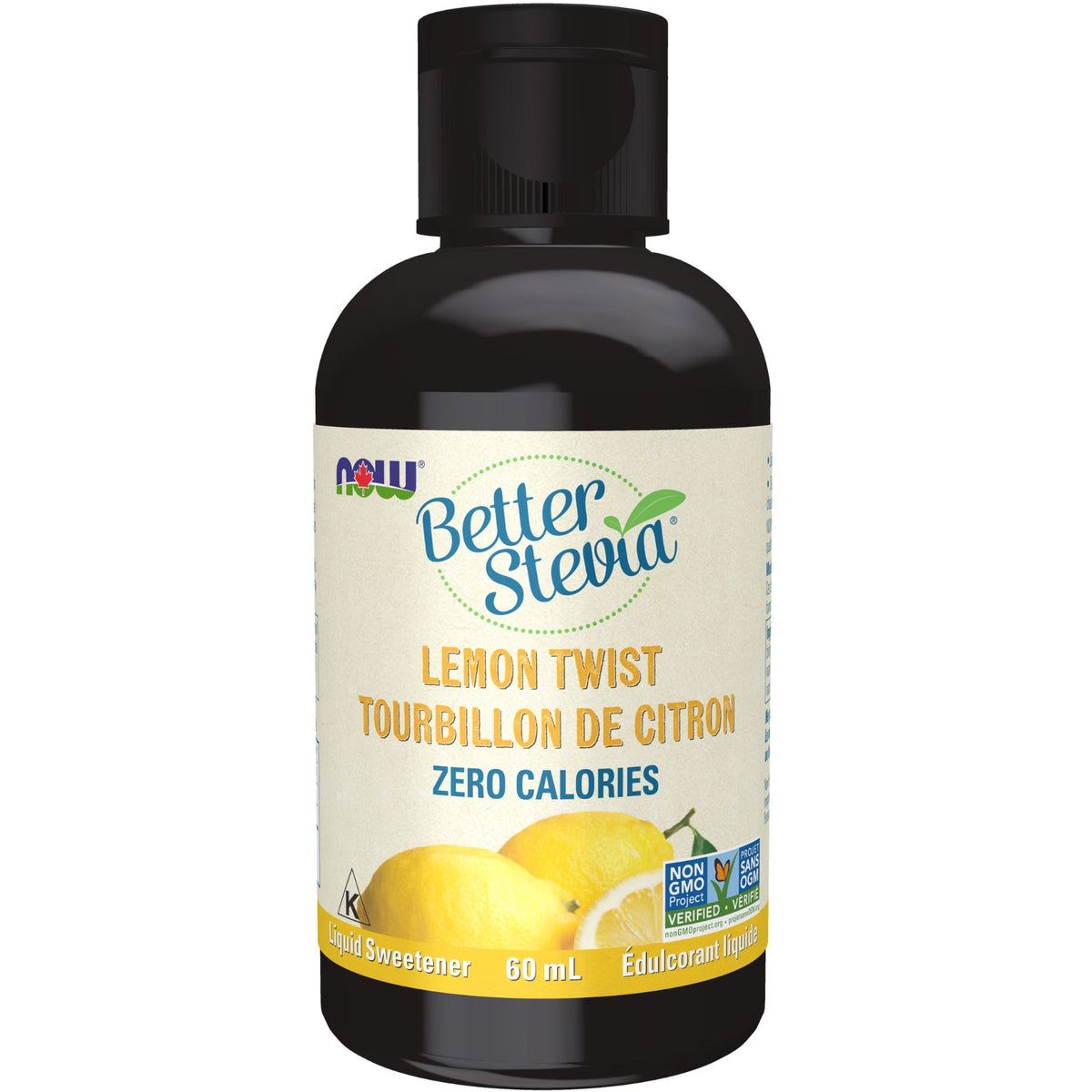 NOW BetterStevia Lemon Twist Liquid Sweetener 60mL