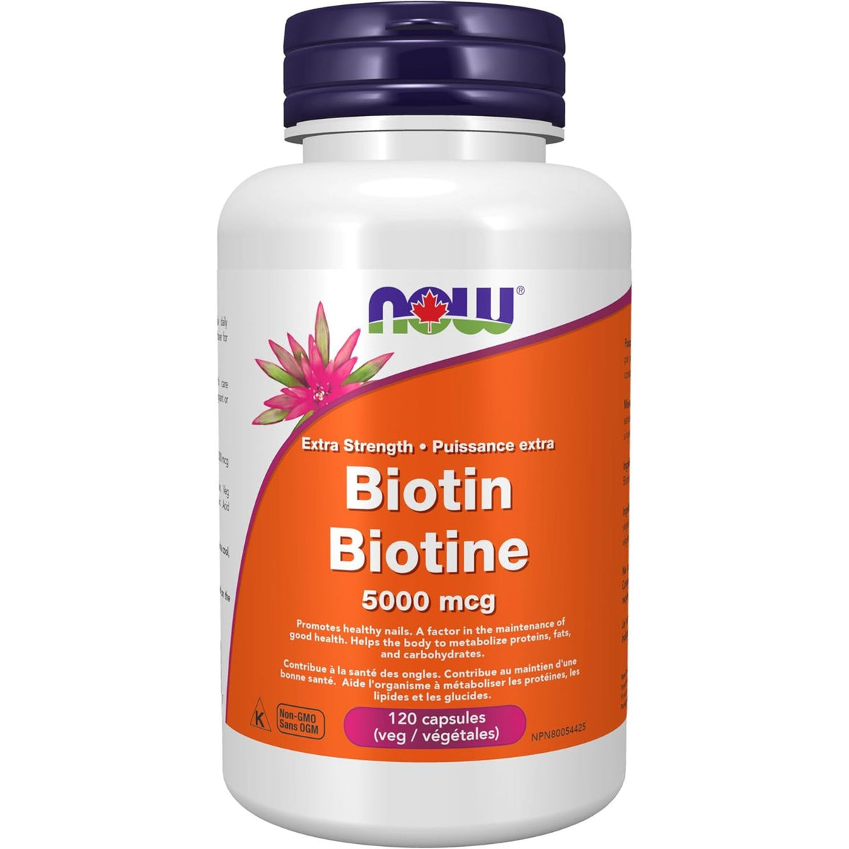 NOW Biotin 5000mcg Capsules 120s