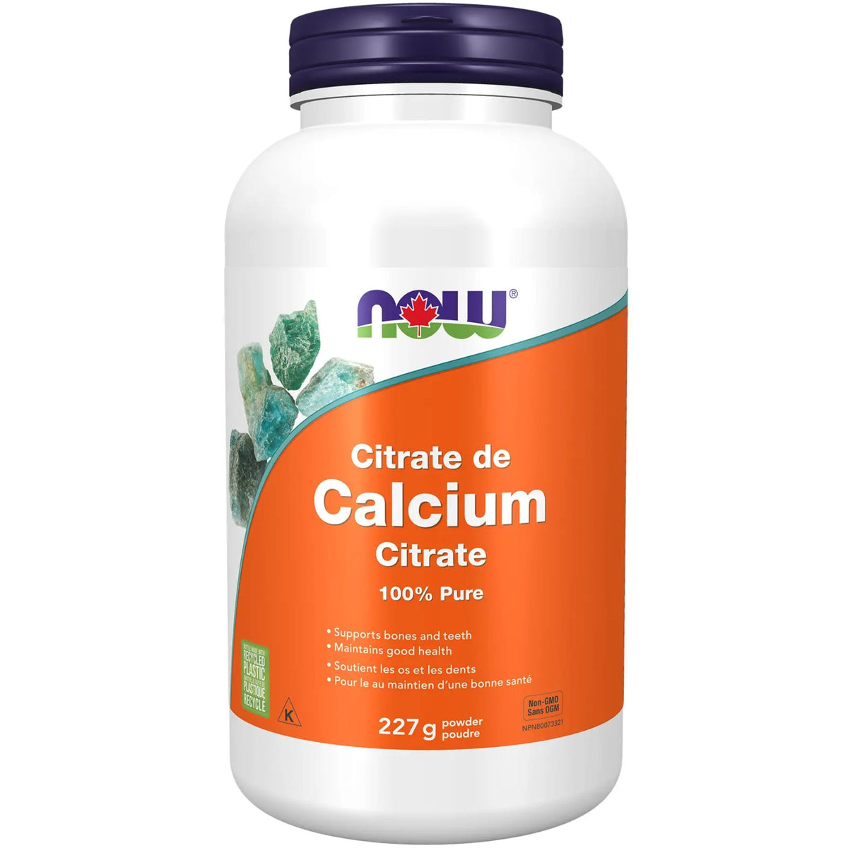 NOW Calcium Citrate Powder 227g