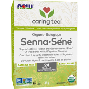 NOW Caring Tea Organic Senna 24ct