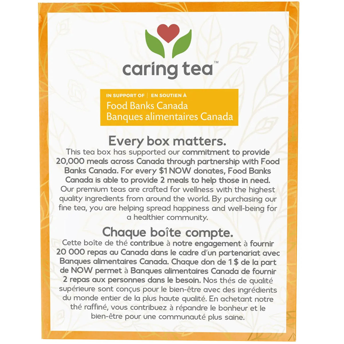 NOW Caring Tea Organic Turmeric Ginger 24ct