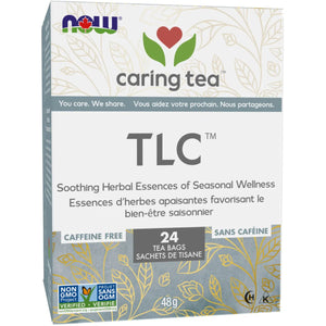 NOW Caring Tea TLC Seasonal Wellness 24ct