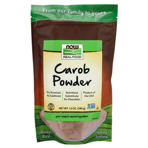 NOW Carob Powder, Dry Roasted 340g