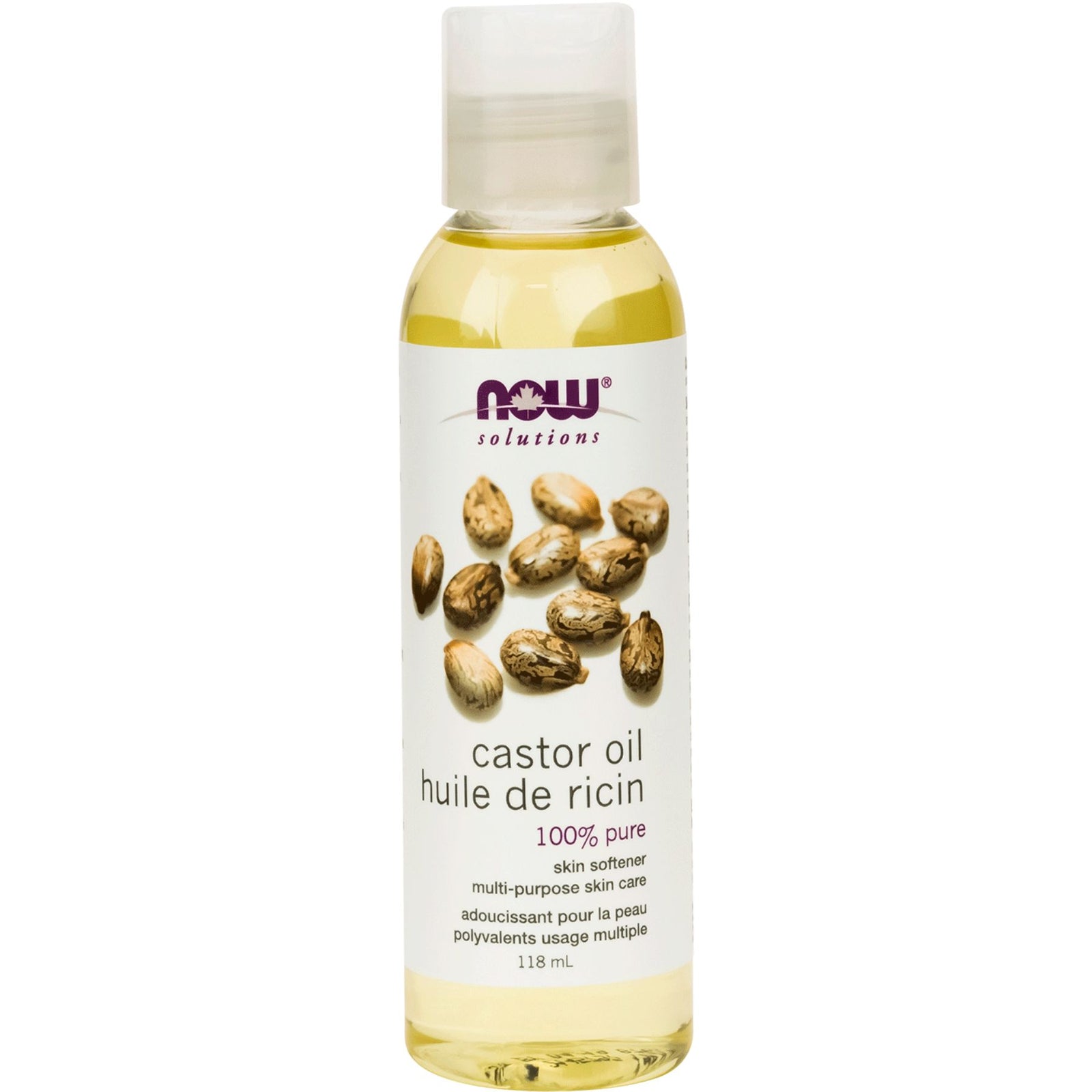 NOW 100% Pure Castor Oil 118mL