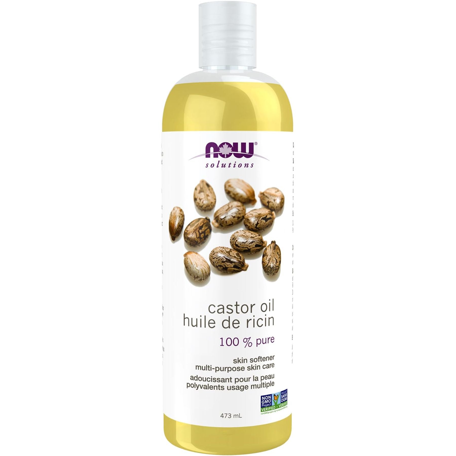 NOW 100% Pure Castor Oil 473ml