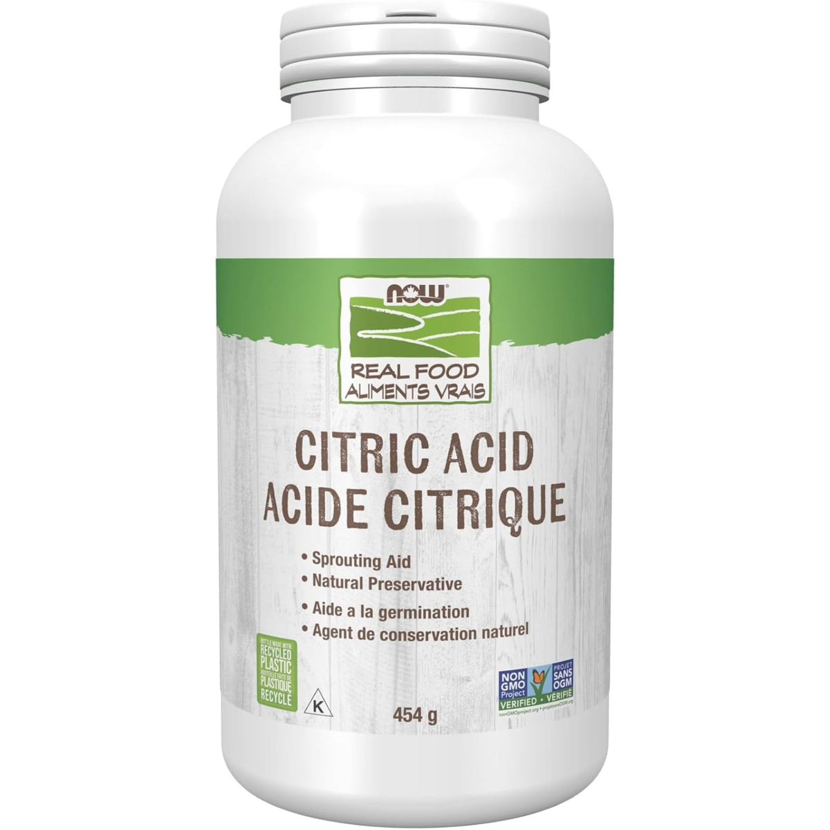 NOW Citric Acid Powder 454g