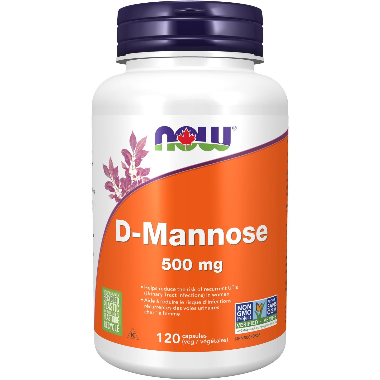 NOW D-Mannose 500mg 120s