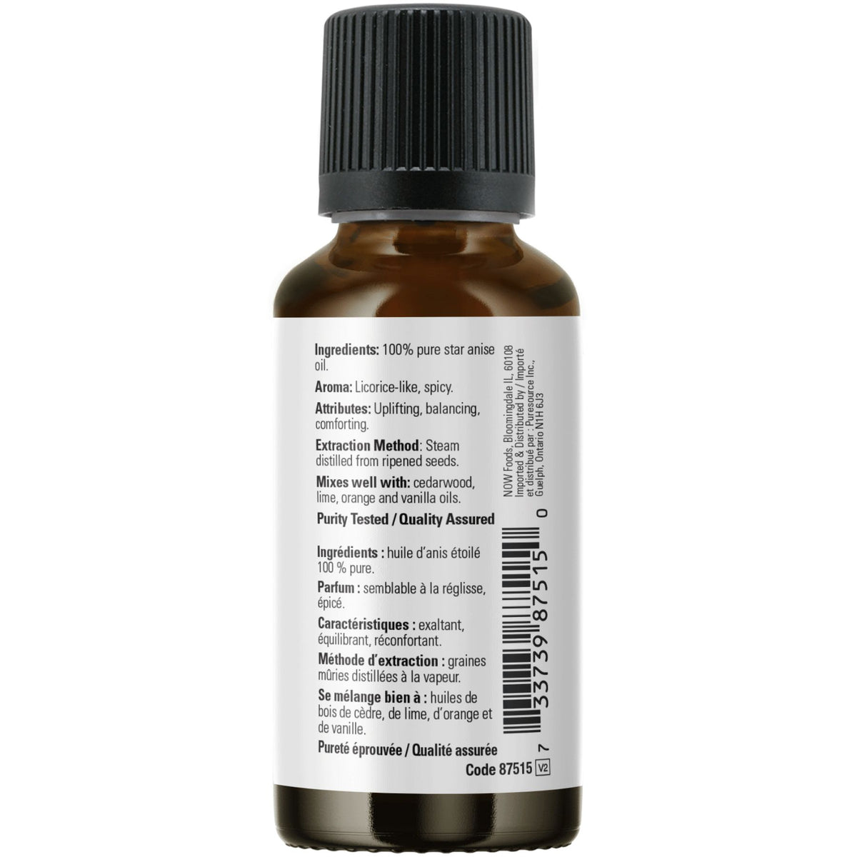 NOW 100% Pure Anise Essential Oil 30mL