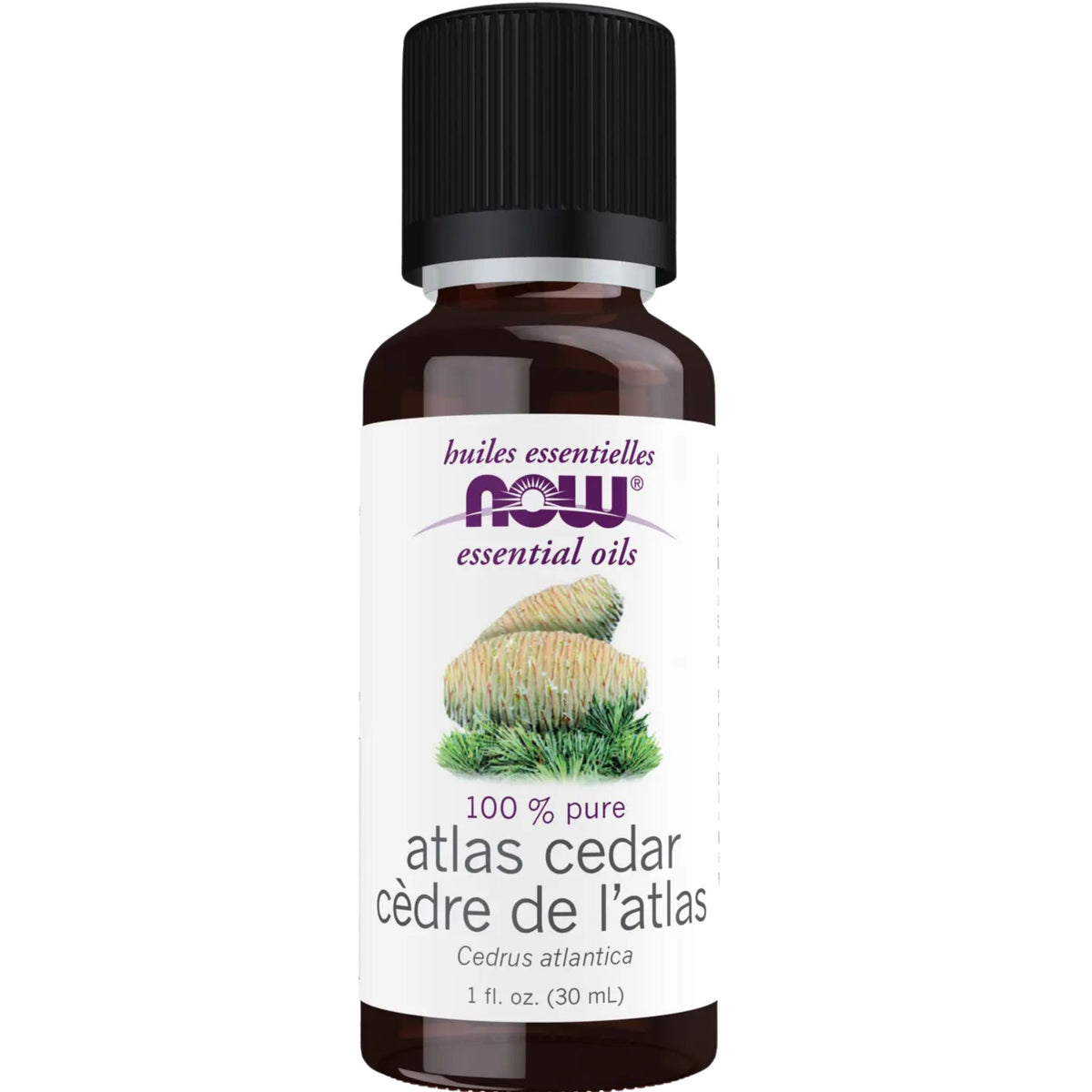 NOW 100% Pure Atlas Cedar Essential Oil 30mL