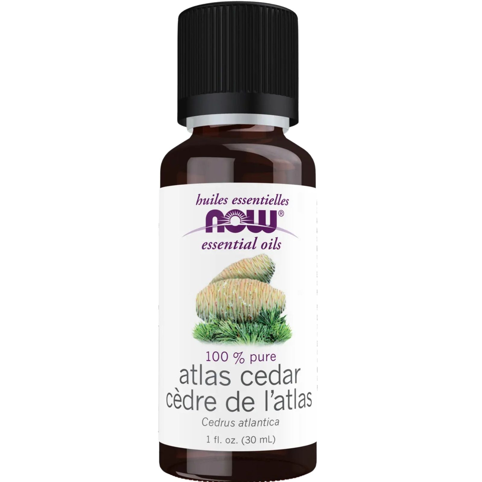 NOW 100% Pure Atlas Cedar Essential Oil 30mL