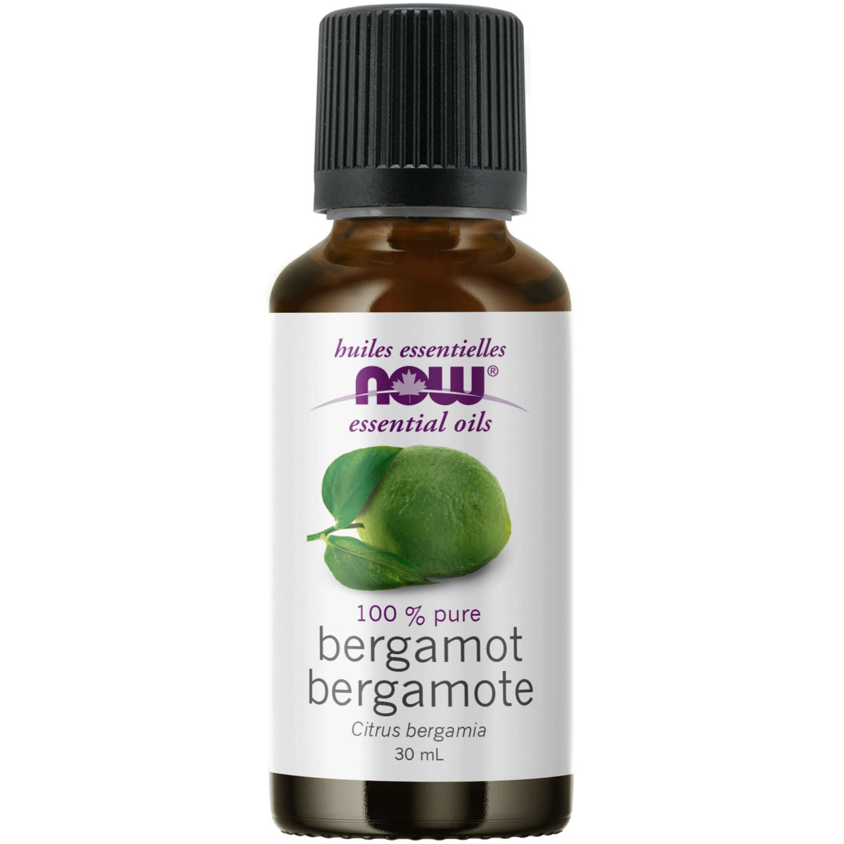 NOW 100% Pure Bergamot Essential Oil 30mL