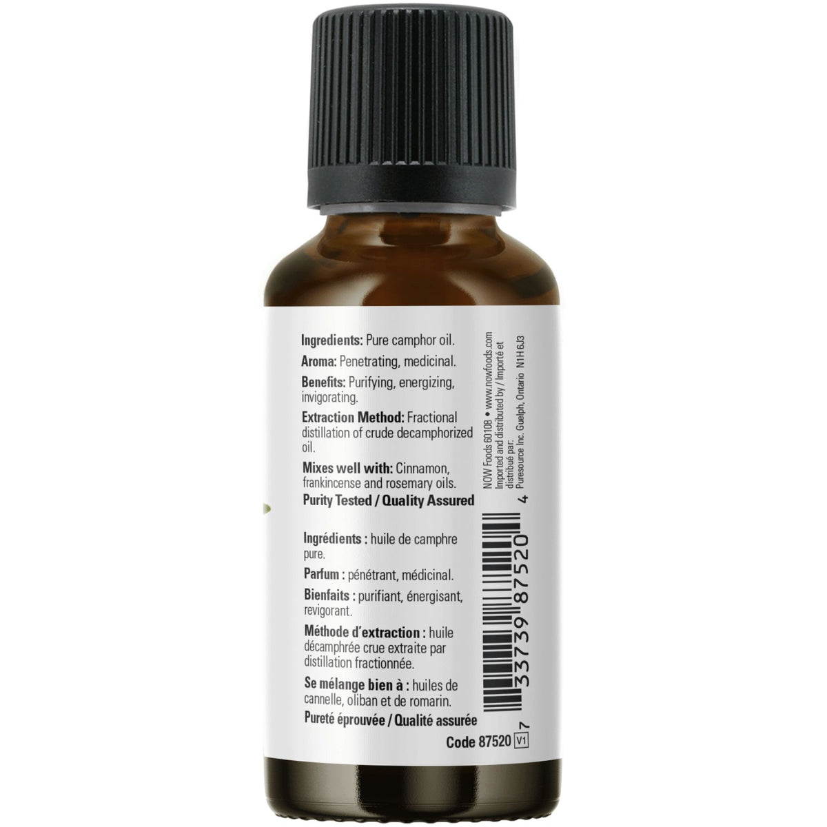 NOW 100% Pure Camphor Essential Oil 30mL