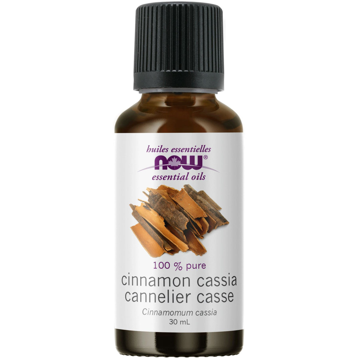 NOW 100% Pure Cinnamon Cassia Essential Oil 30mL