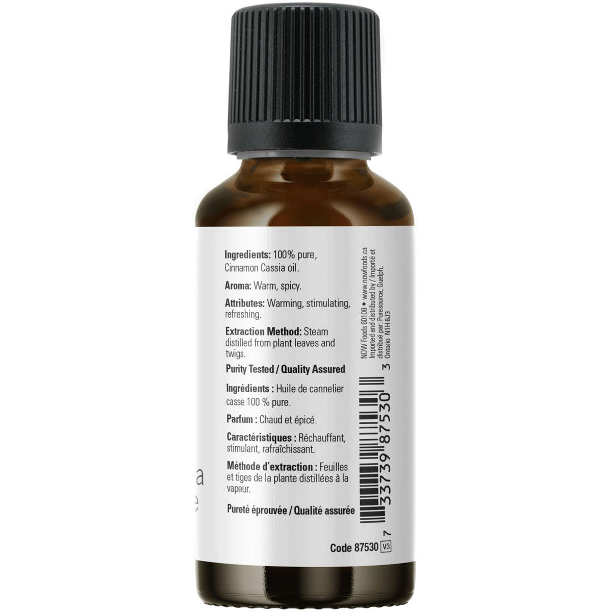 NOW 100% Pure Cinnamon Cassia Essential Oil 30mL