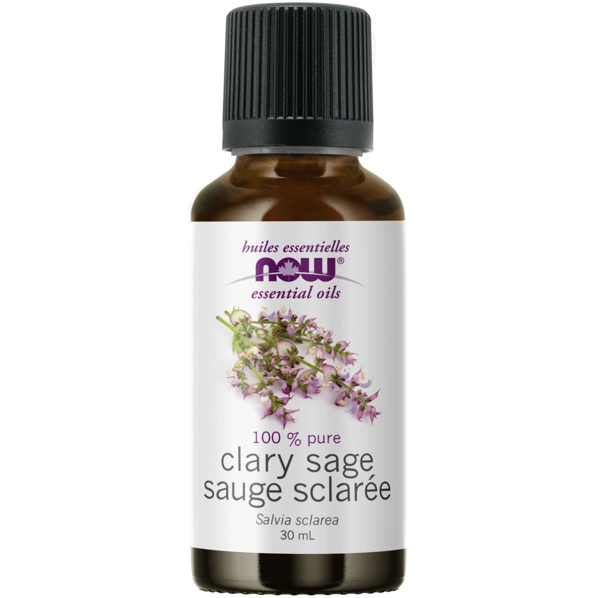 NOW 100% Pure Clary Sage Essential Oil 30mL