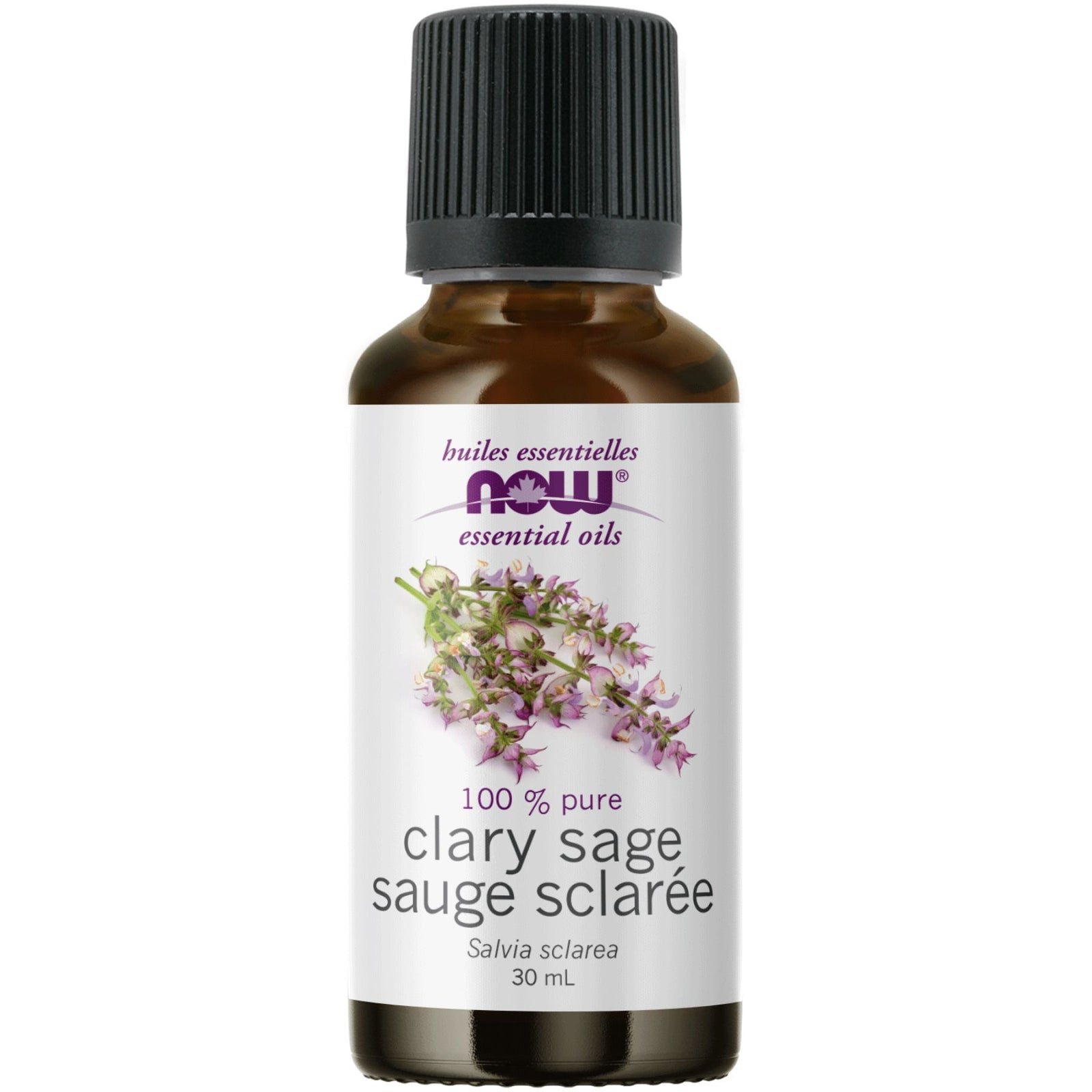 NOW 100% Pure Clary Sage Essential Oil 30mL
