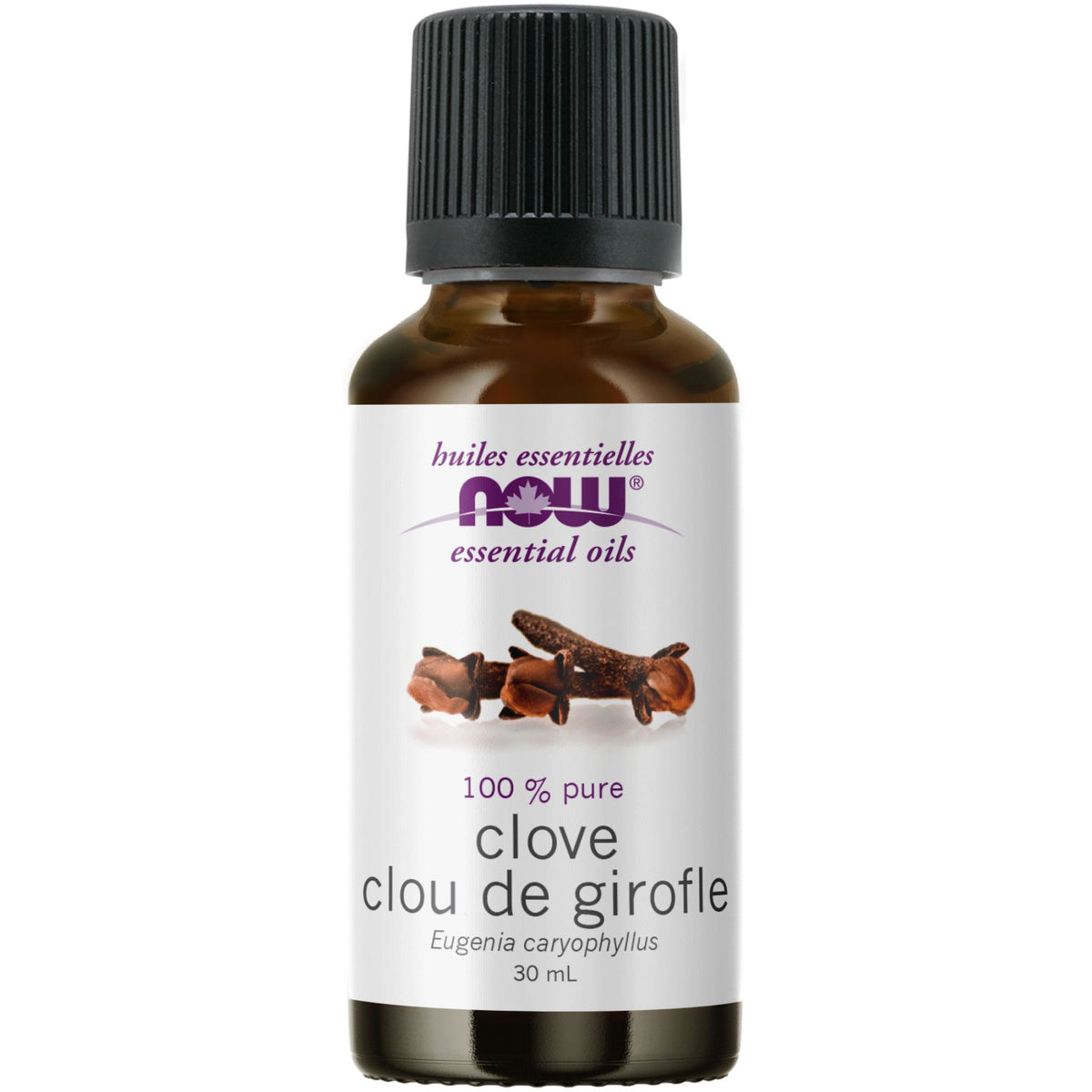 NOW 100% Pure Clove Essential Oil 30mL