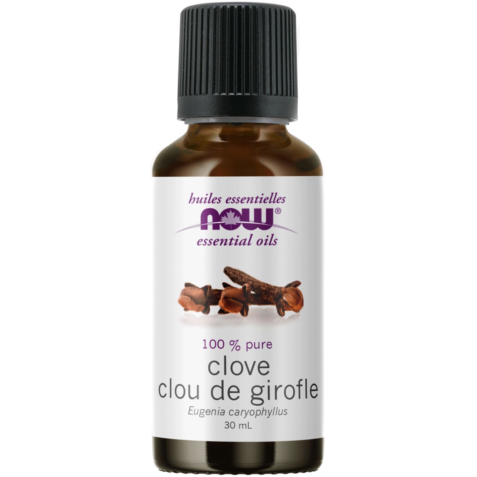 NOW 100% Pure Clove Essential Oil 30mL