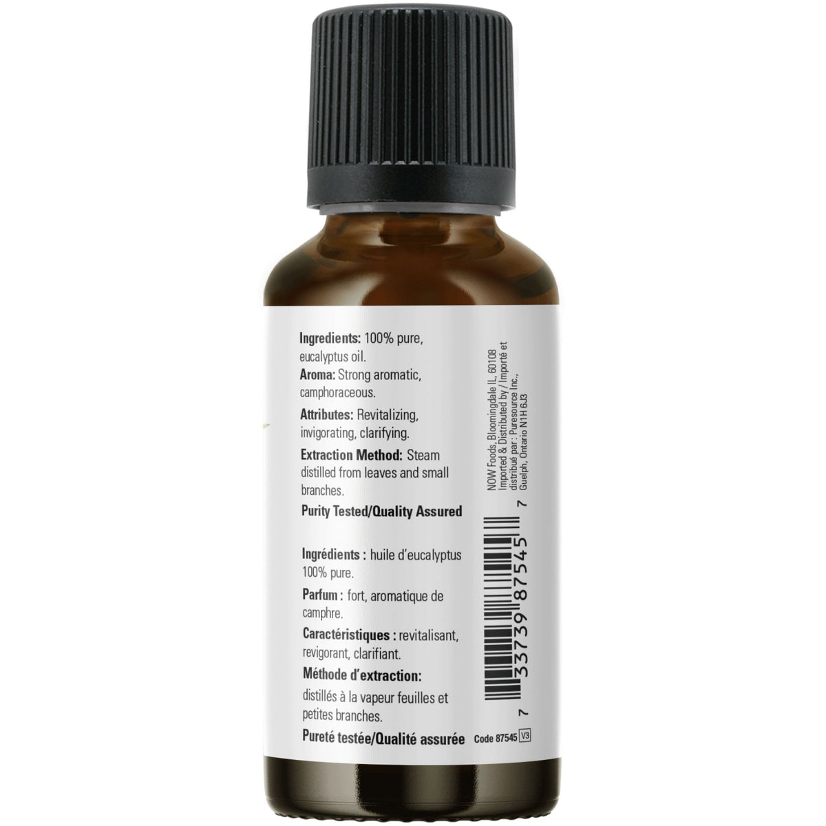 NOW 100% Pure Eucalyptus Essential Oil 30mL